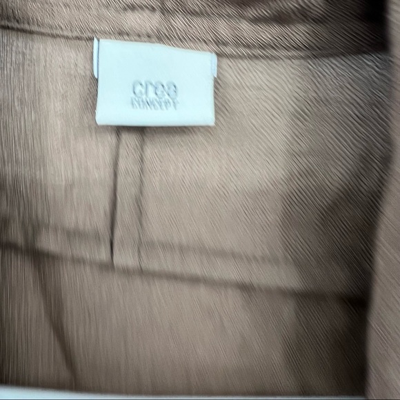 Crea Concepts Linen Blend Open Front Jacket Small - Picture 8 of 9